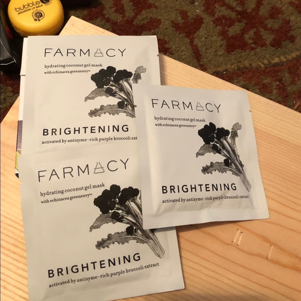 Brightening masks and lip balm bundle